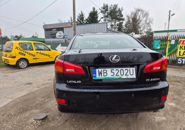 Lexus IS cena 19999 przebieg: 190000, rok produkcji 2009 z Warszawa małe 172